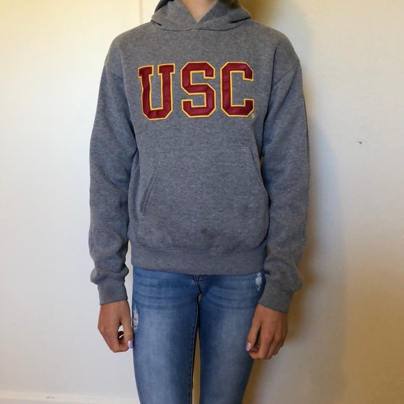 grey usc hoodie